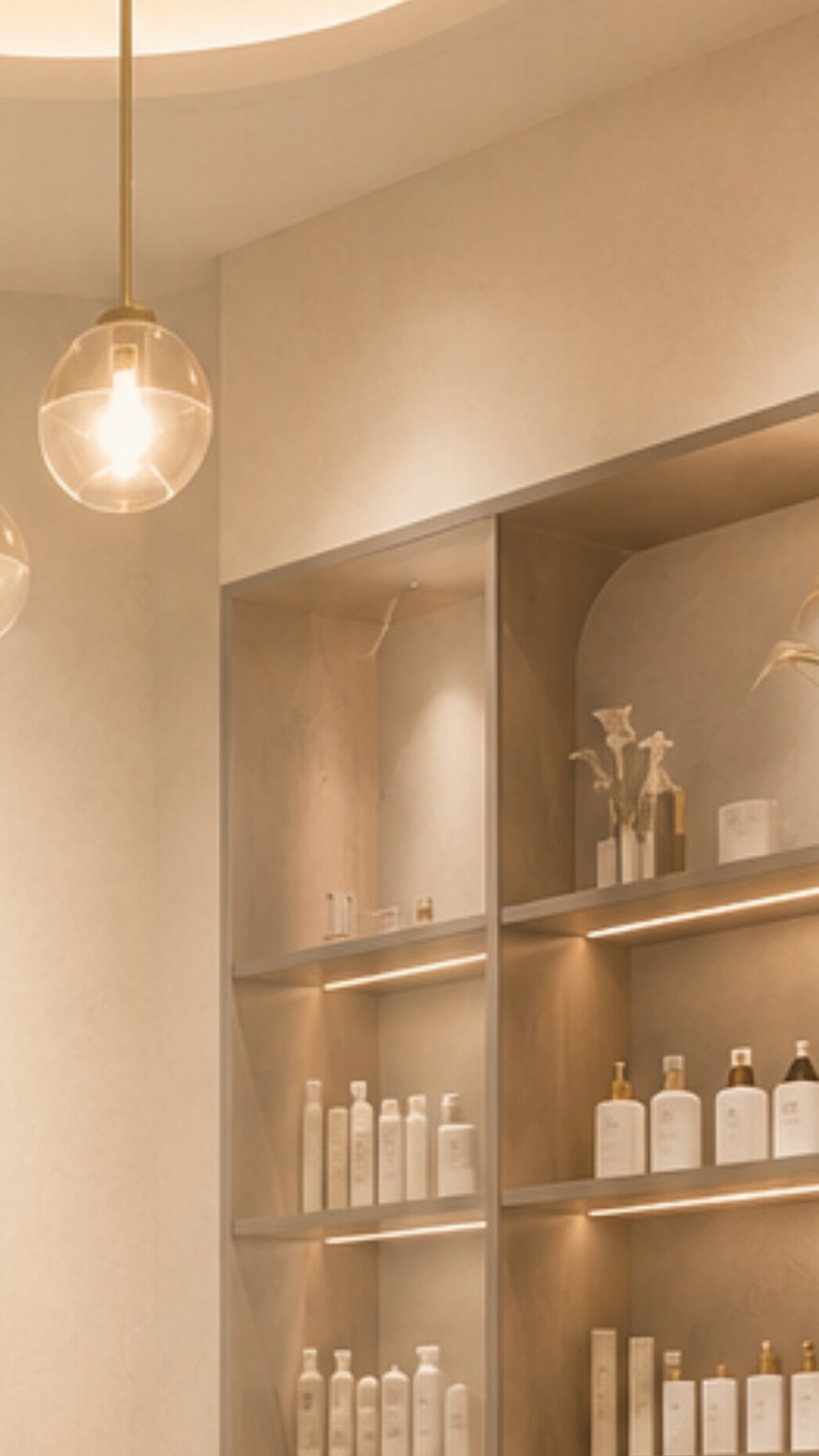 The reception at Silk Aesthetics, Sector 83, Gurugram