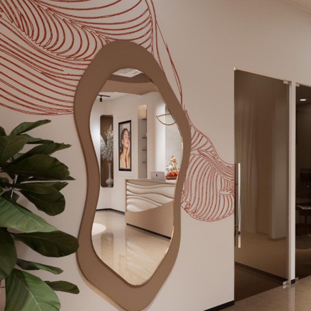 The clinic reception